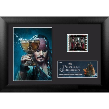 Pirates of the Caribbean On Stranger Tides Framed Mini Film Cell Cheers